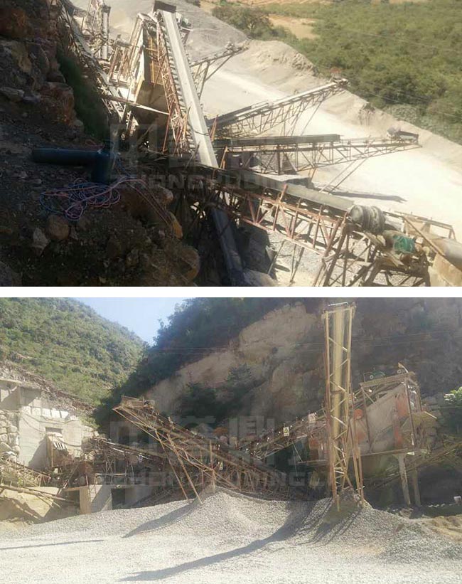 云南孟連石子破碎生產線 云南孟連石子破碎生產線