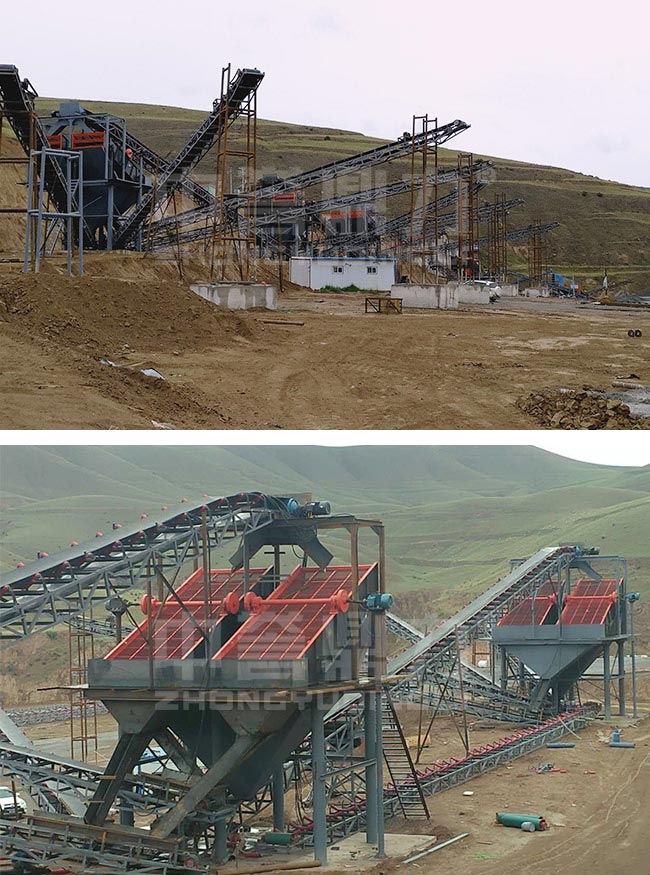 寧夏固原時產500噸砂石生產線 寧夏固原時產500噸砂石生產線