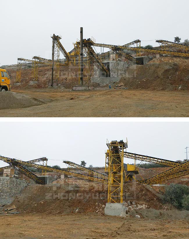 貴州省畢節市威寧縣時產300噸石子生產線 貴州省畢節市威寧縣時產300噸石子生產線