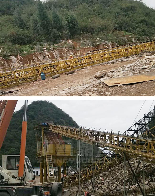 貴州省畢節市黔西縣時產400噸骨料生產線 貴州省畢節市黔西縣時產400噸骨料生產線