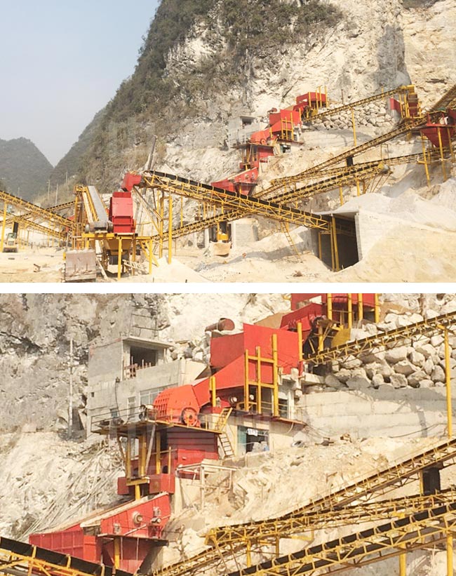 廣西河池市日產6000噸石子生產線 廣西河池市日產6000噸石子生產線