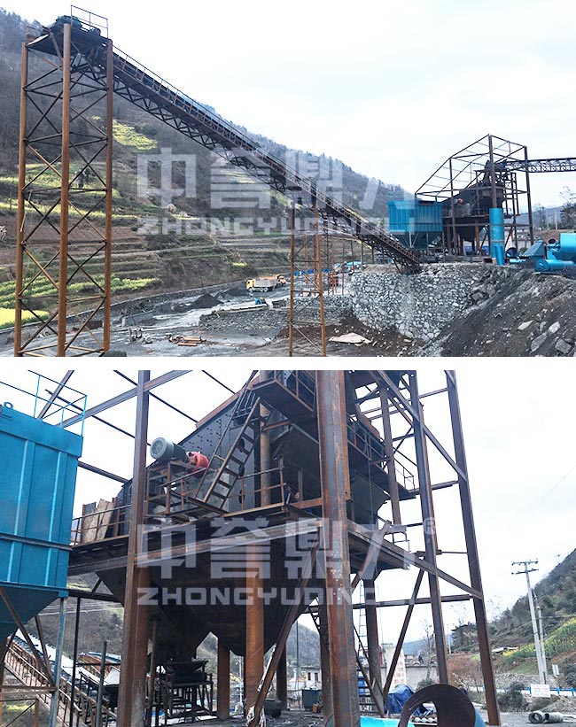 陜西安康時(shí)產(chǎn)500噸玄武巖制砂生產(chǎn)線 陜西安康時(shí)產(chǎn)500噸玄武巖制砂生產(chǎn)線