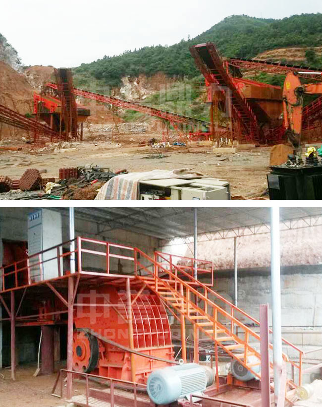 江西宜昌時產100噸石料生產線 江西宜昌時產100噸石料生產線