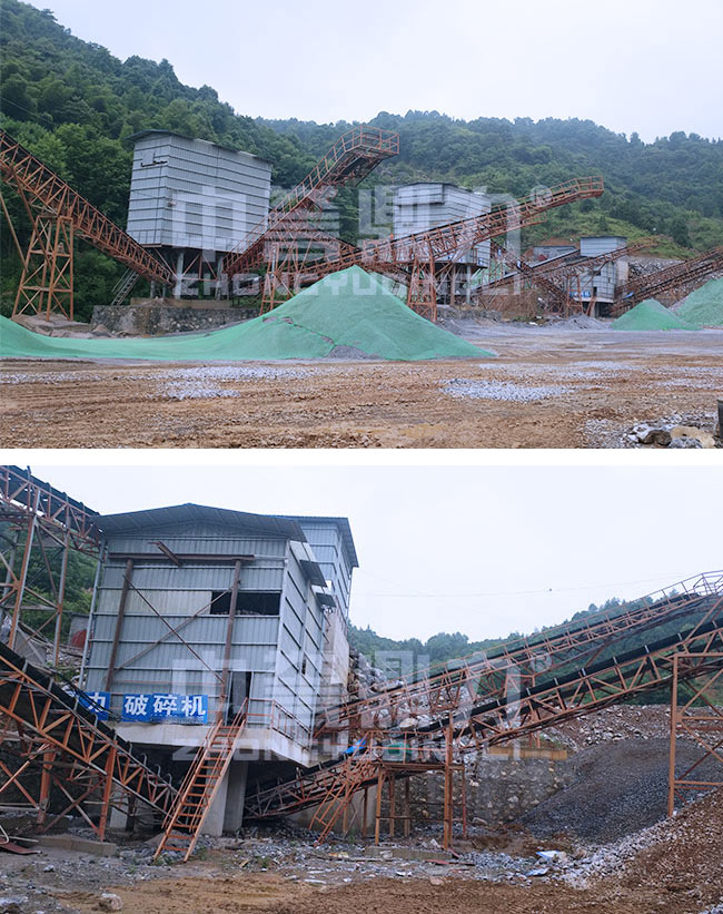 江西省萍鄉市時產300噸環保碎石流水生產線案例 江西省萍鄉市時產300噸環保碎石流水生產線案例