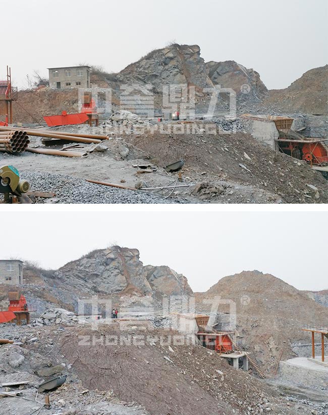 江西九江市時產500噸破石子生產線案例 江西九江市時產500噸破石子生產線案例