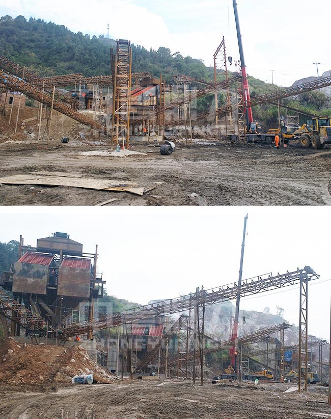 江西省萍鄉市時產200噸石子破碎生產線案例 江西省萍鄉市時產200噸石子破碎生產線案例