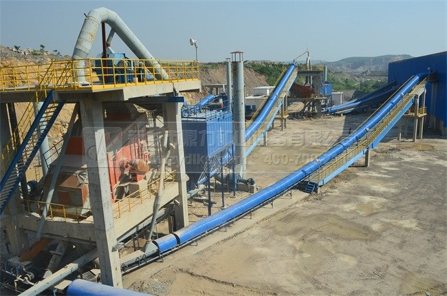 河北邯鄲武安時產300噸環保型制砂生產線