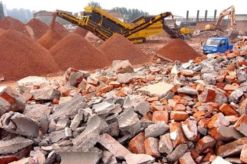 施工廢料破碎生產(chǎn)線處理方法