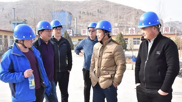 湖北京蘭集團領導蒞臨中譽鼎力環保砂石料生產現場考察