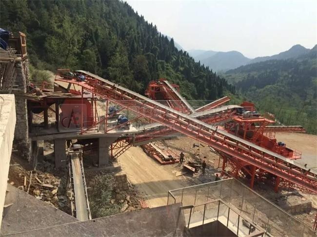 時產600噸建材石料生產線配置案例