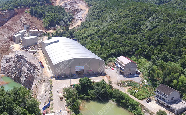 碎石生產線設備現場