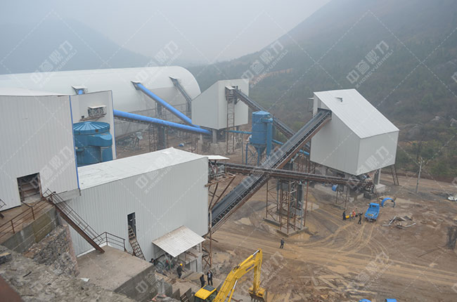 河卵石制砂生產線設備