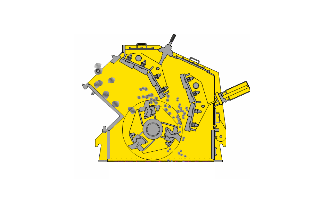 反擊式破碎機(jī)工作原理